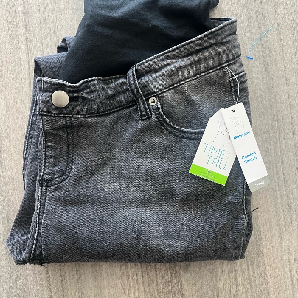 Maternity Jeans black size M (8-10)